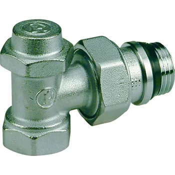 Stavebniny Giacomini Regulační radiátorové uzavíratelné šroubení rohové, s vypouštěním R714TG 1/2" x 16
