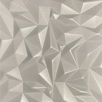 Tapeta Egibi Deska stropní a stěnová Pyram 3D bílá 2 m2