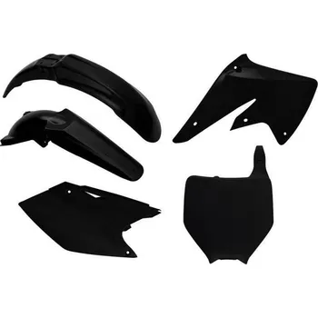 RACETECH kompletní plasty KAWASAKI KXF 250 04-05, barva černá (tabulka) (KA203E999) KAWASAKI KX F 250 rok 04-05