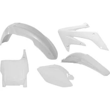 RACETECH kompletní plasty HONDA CRF 250R 04-05, barva bílá (tabulka) (HO104E041) HONDA CRF250R rok 04-05