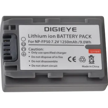 DigiEye Baterie Sony NP-FP70 Li-Ion 7,4V 1250mAh - neoriginální příslušenství NP-FP50, NP-FP51, NP-FP60, NP-FP71, NP-FP90, NP-FP91 pro digitální kamery