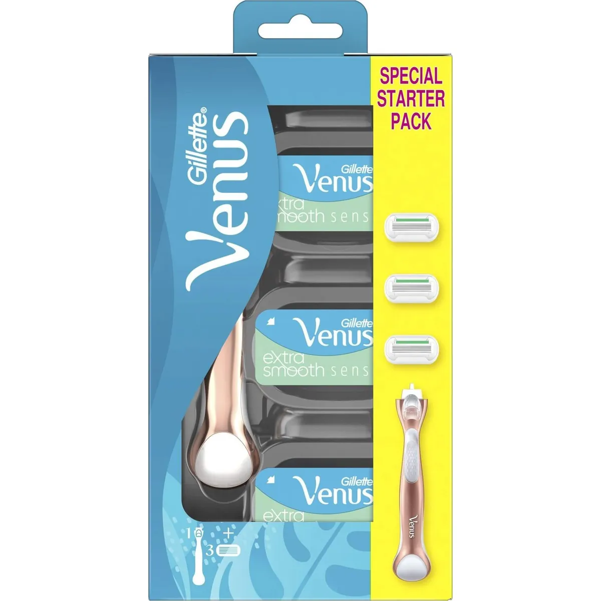 Foto Holítko Gillette Venus Extra Smooth Rose Gold Holící strojek + 2 ...