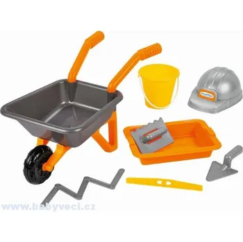 Hračka na písek Kolečko se zednickým nářadím ecoiffier > varianta zdeník