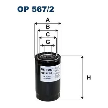 Autodíl Olejový filtr FILTRON OP 567/2