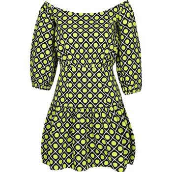 Dámské oblečení GUESS JEANS Šaty OTTAVIA guess x jennifer lopez | Barva:žlutý | Velikost:XS