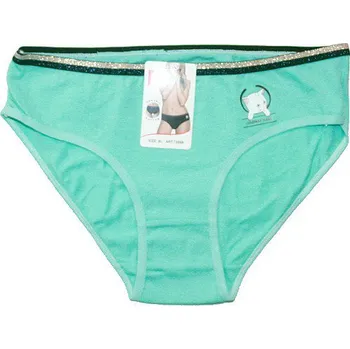 Dámské kalhoty Dámské kalhotky do boků azurové Kočička 3998