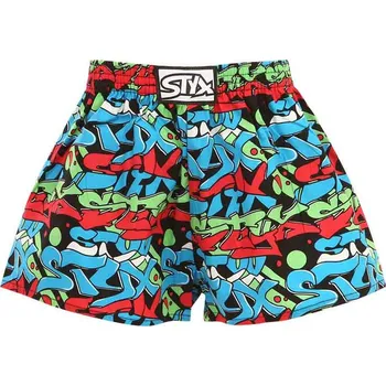 Chlapecké spodní prádlo Dětské trenky Styx art klasická guma graffiti (J1255) 6-8 let Možnost vrácení zboží ZDARMA do 120 dnů!