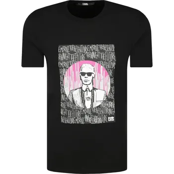 Pánské tričko Karl Lagerfeld Tričko Karl x endless | Barva:černý | Velikost:S
