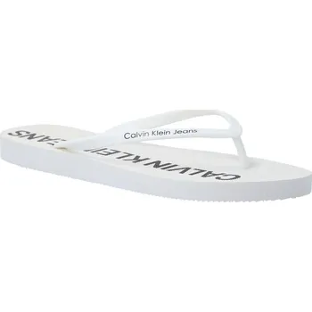 Dámské žabky CALVIN KLEIN JEANS Žabky | Barva:bílý | Velikost:36
