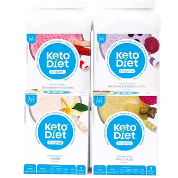 Keto dieta KetoDiet Proteinové nápoje Medium 2. krok na 3 týdny 84 porcí