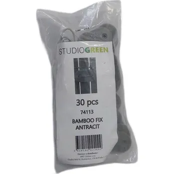 Příslušenství pro plot Instalační drátky s podložkami pro umělé ploty, 30ks antracit