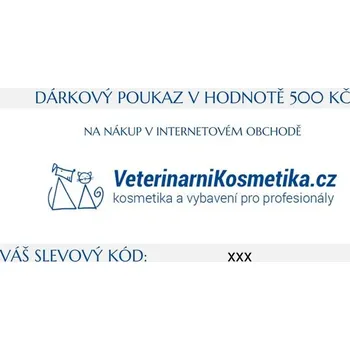 Dárková visačka ostatní Dárkový poukaz na nákup v hodnotě 500 Kč (dopravu zvolte OSOBNÍ ODBĚR - PRODEJNÍ SKLAD VE SVĚTICÍCH - poukaz zašleme emailem)