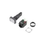 SCHNEIDER ELECTRIC Přepínač: tlačítkový Stab.pol: 2 NC + NO 16mm bílá LED pol: 2