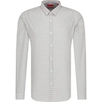 Pánská košile HUGO Košile Ero3-W | Barva:bílý | Velikost:L