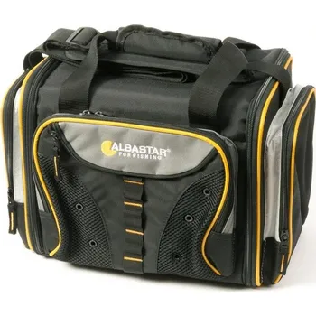 Pouzdro na prut ALBASTAR Přívlačová taška + 5 krabiček zdarma (ALBASTAR Přívlačová taška + 5 boxů 88826208)