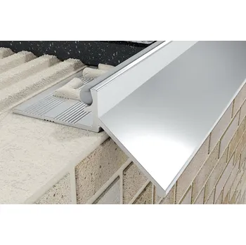 Stavební profil Ukončovací profil L s okapničkou Materiál: přírodní hliník PBAOK 250