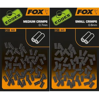 Fox Krimpovací dutinky Edges Medium Crimps (0.7mm) x 60ks