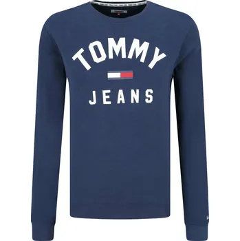 Pánská mikina Tommy Jeans Mikina ESSENTIAL | Barva:tmavě modrá | Velikost:XXL