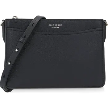 Kabelka Kate Spade Kůžoná crossbody kabelka | Barva:černý | Velikost:OS