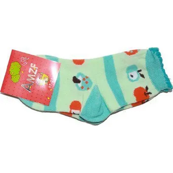 Sportovní oblečení Ponožky klasické dívčí bavlněné azurová B