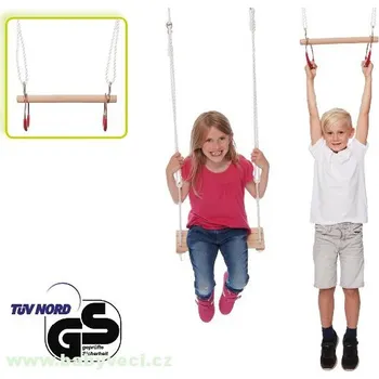 Zahradní houpačka Gymnastický dětský set s houpačkou