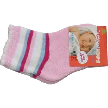 Termo ponožky kojenecké růžové