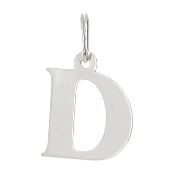 Přívěsek Přívěšek písmeno D z bílého zlata PA0064DBF