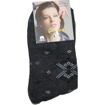 Dámské kalhoty Dámské klasické bavlněné ponožky ZC 2010 tmavá