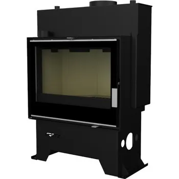 Krbová kamna Kretz s.r.o. KRETZ Z 103 VS krbová vložka 10-17kW, s výměníkem, dvojité sklo, černá