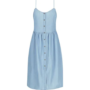 Dámské šaty Tommy Jeans Šaty CHAMBRAY | Barva:modrý | Velikost:XS