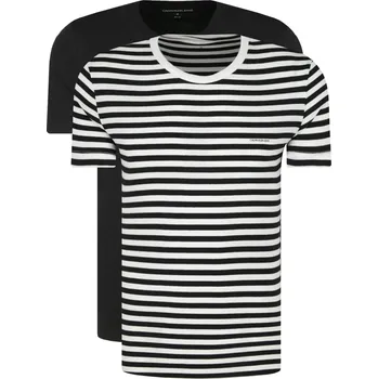 Pánské tričko CALVIN KLEIN JEANS Tričko 2 PACK | Barva:bílý | Velikost:XXL