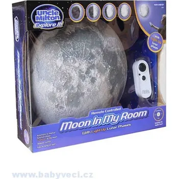 Dekorace do dětského pokoje Světlo měsíc v mém pokoji na dálkové ovládání