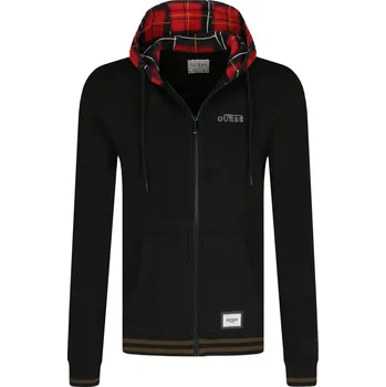 Pánský svetr GUESS JEANS Mikina MANSEL | Barva:černý | Velikost:S