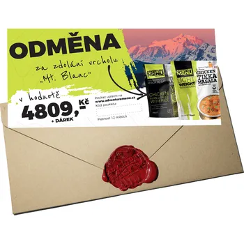 Dárkový potravinový koš Dárkový poukaz "Mt. Blanc" - 4 809 Kč Forma: Elektronický poukaz v PDF