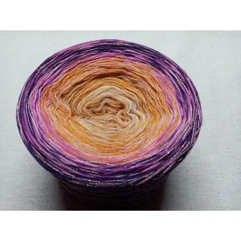 Příze Maryla 3-nitka 1200m s lurexovou nitkou (Duhové klubko Maryla merino)
