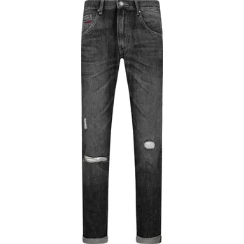 Pánské oblečení Tommy Jeans Džíny MODERN TAPERED TJ 19 | Barva:grafitově šedý | Velikost:33/34