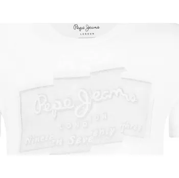 Pepe Jeans London Tričko IZZO | Barva:bílý | Velikost:L