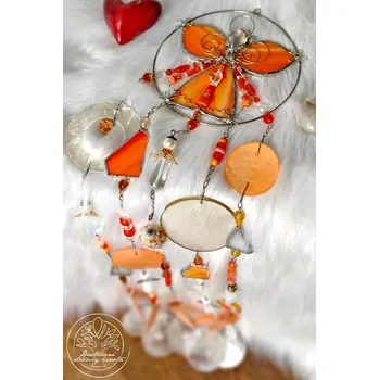 Andělská zvonkohra Tiffany Radost a chuť do života 15x70cm KřídlAndělů