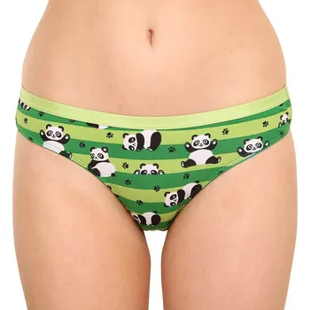 Kalhotky Veselé dámské kalhotky Dedoles Pandy a pásky (GMFB249) M Možnost vrácení zboží ZDARMA do 120 dnů!