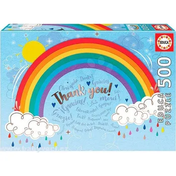 Puzzle duha rainbow Thank you