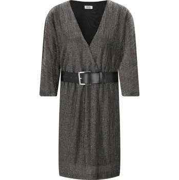 Dámské šaty Liu Jo Šaty s opaskem | Barva:stříbrný | Velikost:36