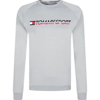 Pánská mikina Tommy Sport Mikina Logo | Barva:šedý | Velikost:XL