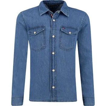Pánská košile Tommy Hilfiger Košile | Barva:modrý | Velikost:128