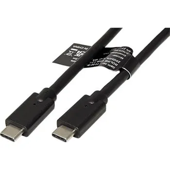 Datový kabel ROLINE USB 20Gbps (3.2 gen 2x2) kabel USB C(M) - USB C(M), PD 240W, 1m, černý - 11.02.9076