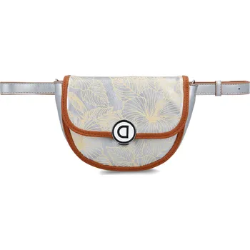 Desigual Ledvinka / crossbody kabelka AKELA NYON | Barva:stříbrný | Velikost:OS