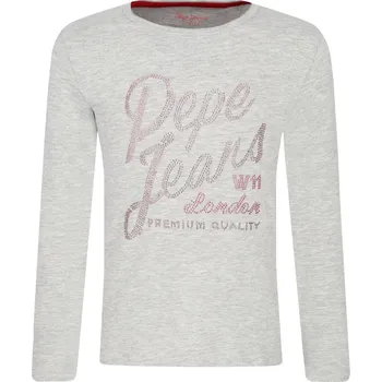 Dámské oblečení Pepe Jeans London Halenka madeline | Barva:šedý | Velikost:116