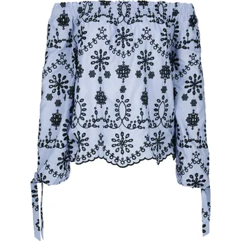 Dámské tričko Silvian Heach Halenka KRIKOVO | Barva:modrý | Velikost:S