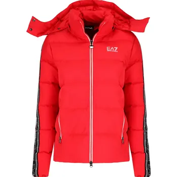 EA7 Bunda | Barva:červený | Velikost:XS