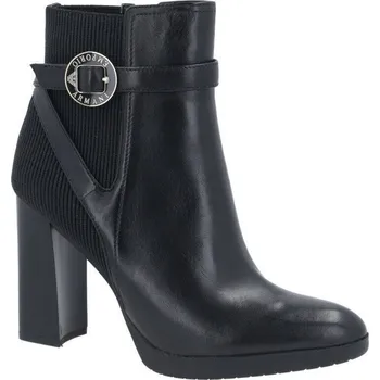 Dámské holínky Emporio Armani Kůžoné kotníkové boty | Barva:černý | Velikost:38