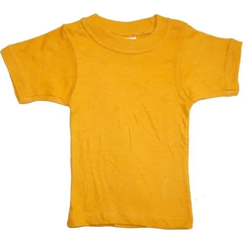 Dětské tričko jednobarevné - dětský nátělník žlutá 715/46 vel. 110